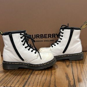 White Toddler 9T Dr. Martens Boots